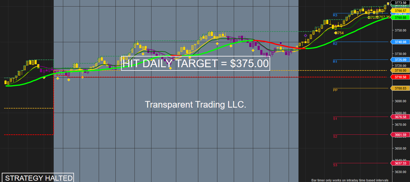 TTLLC Automatic Pullback Style Day Trading System